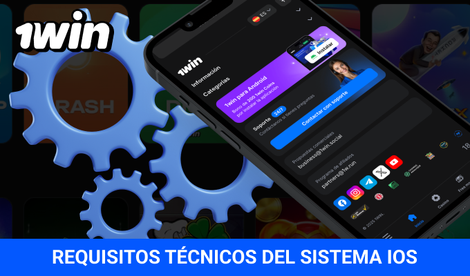 Requisitos del sistema 1win en iOS